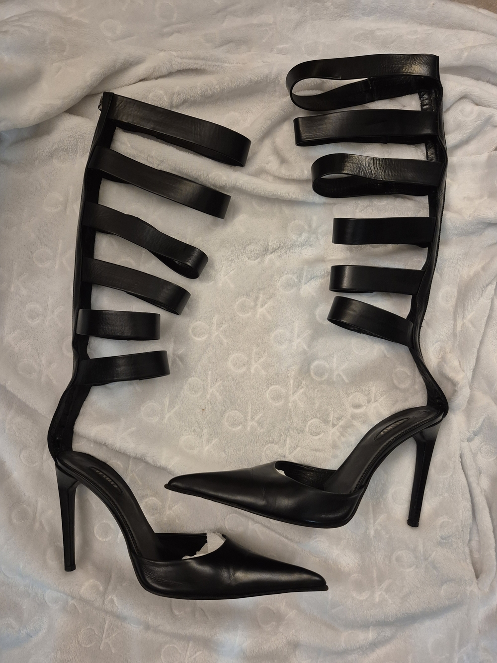 LESILLA Gladiator Stiletto Pumps
